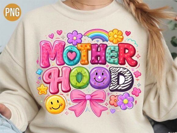 Embracing Nostalgia: The Rise of the Colorful Retro Motherhood Design PNG in Modern Creativity