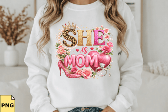 She is Mom Floral Bow PNG Design: A Practical Guide for Sublimation and DIY Crafts