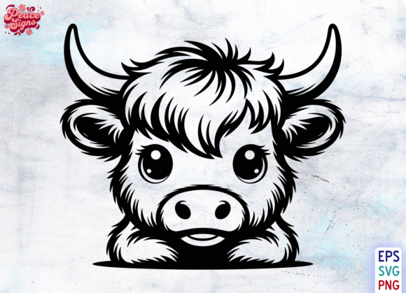 Unlocking Creativity with Baby Highland Cow Face SVG and Cute Cow Digital Designs
