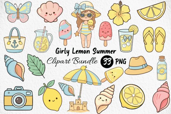 Unlocking Summer Creativity with Girly Lemon Clipart